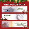 AEE4-Christmas Window Light LED Suction Cup Hanging Light Window Bar Festive Christmas Atmosphere Decorative Light