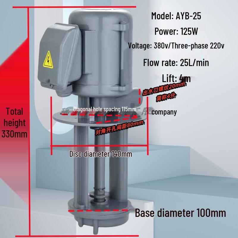 Corrosion-Resistant Plastic Base Machine Tool Cooling Pump WM/WMF