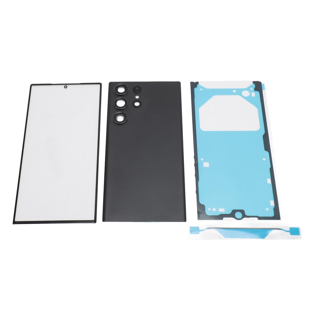Крышка заднего стекла телефона Стекло передней панели Внешний экран с предустановленной линзой камеры Набор инструментов для ремонта Замена для Galaxy