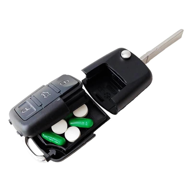 Ящик для хранения поддельных ключей от машины, скрытый секретный отсек, футляр для ювелирных изделий для мелких предметов, серьги, кольца, тайник, безопасный, незаметный