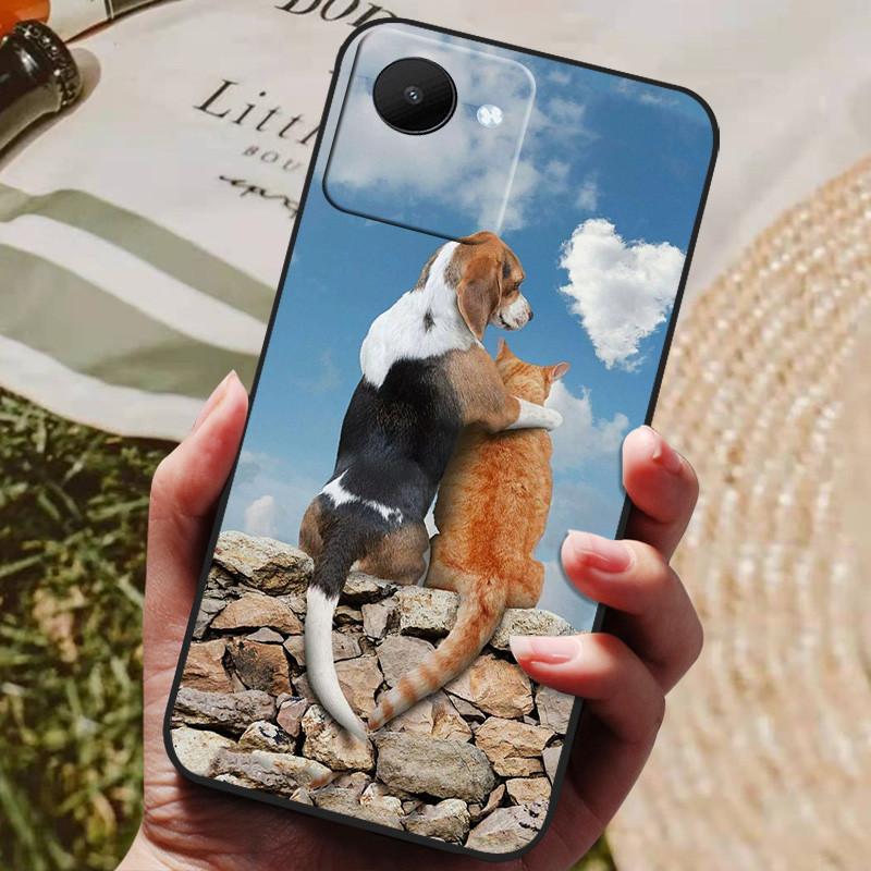 Чехол для Realme C30 Чехол RealmeC30 Мягкий Силиконовый Задняя Крышка Чехол для Телефона Защитный Чехол для Realme C30 Fundas C 30 RMX3581 Coque
