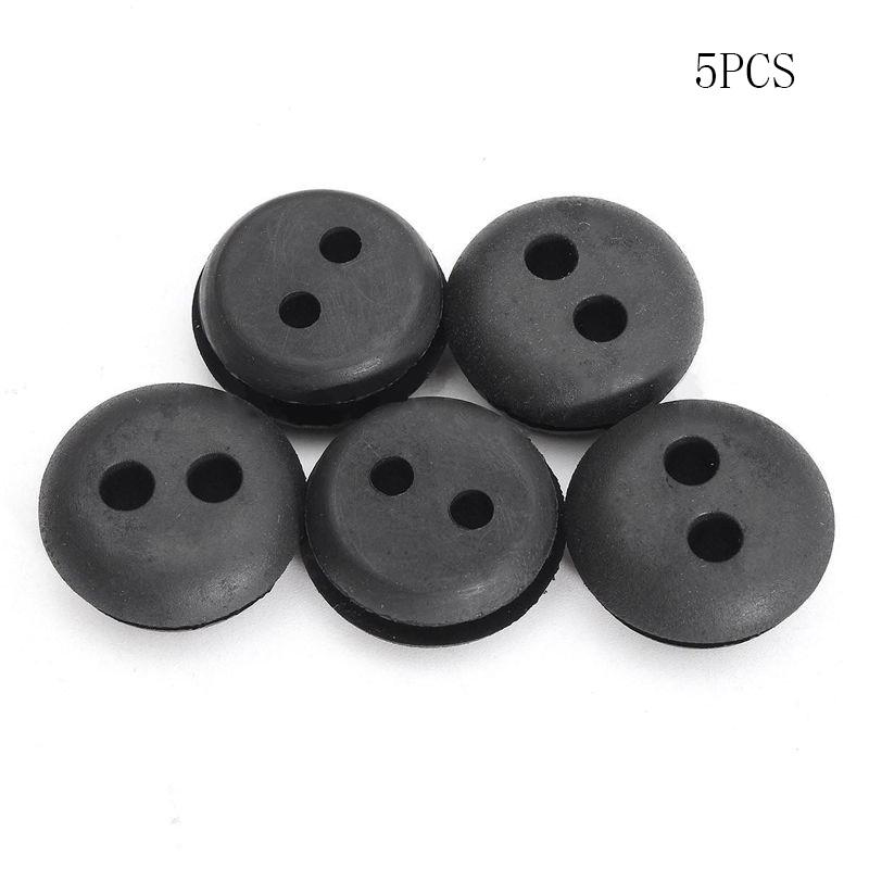 5Pcs 2 Hole Fuel Gas Tank Grommet Replacement For Stihl Honda Trimmer Lawn Mower