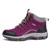 High-Top Hiking Shoes: Warm, Velvet-Lined, Unisex, Large Sizes - Perfect for Autumn and Winter