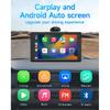 Портативный экран Apple CarPlay для автомобиля, 7-дюймовый HD-сенсорный экран автомобильной стереосистемы с беспроводным CarPlay и Android Auto, Mirror Link, Bluetooth, Голосовое управление,