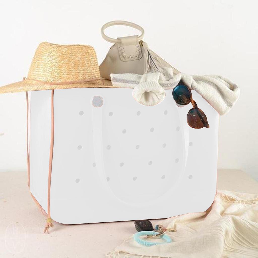 Large Size Rubber Beach Bags Waterproof Sandproof Outdoor EVA Portable Travel Bags Washable Tote Bag For Beach,Sports,Market