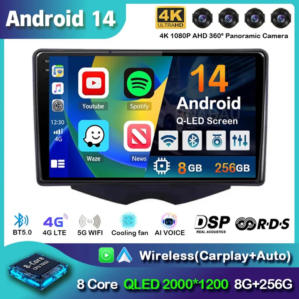 Android 14 Wireless Carplay Auto Car Radio For Hyundai Veloster FS 2011-2017 GPS Navigation Multimedia Video Player Stereo Audio