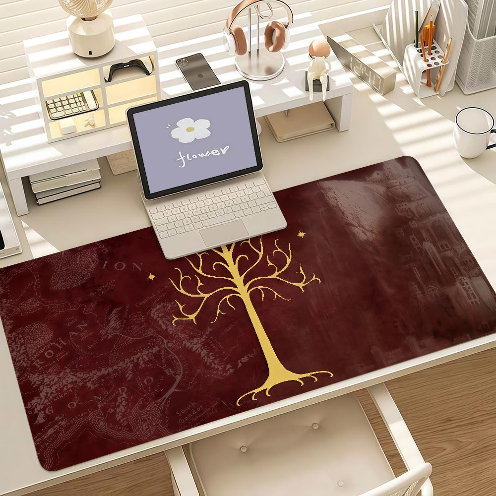 Hot Movie The Llord Of The Rrings Mouse Pad Anti Slip Rubber Edge Locked Thickened Laptop Gaming Desk Mat