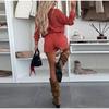 Fashion Lace Hollow Holiday Set Women's Elegant Single Breasted Beach Outfit Spring Casual Lapel Long Sleeved Shirt Shorts Suit