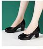 2025 New Women Fashionable Versatile Round Toe High Heel Shoes Lady Casual Comfortable Work Pumps Elegant Minimalist Women Shoes
