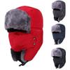 Ski Face Mask Winter Earflap Snow Hat Thick Warm Cap Fur Windproof Hats