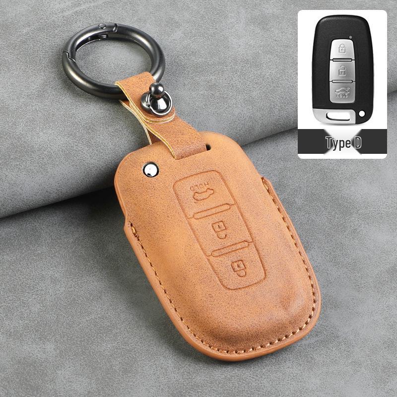 Sheepskin Key Case for Hyundai Elantra, Tucson, ix25, ix35, and More