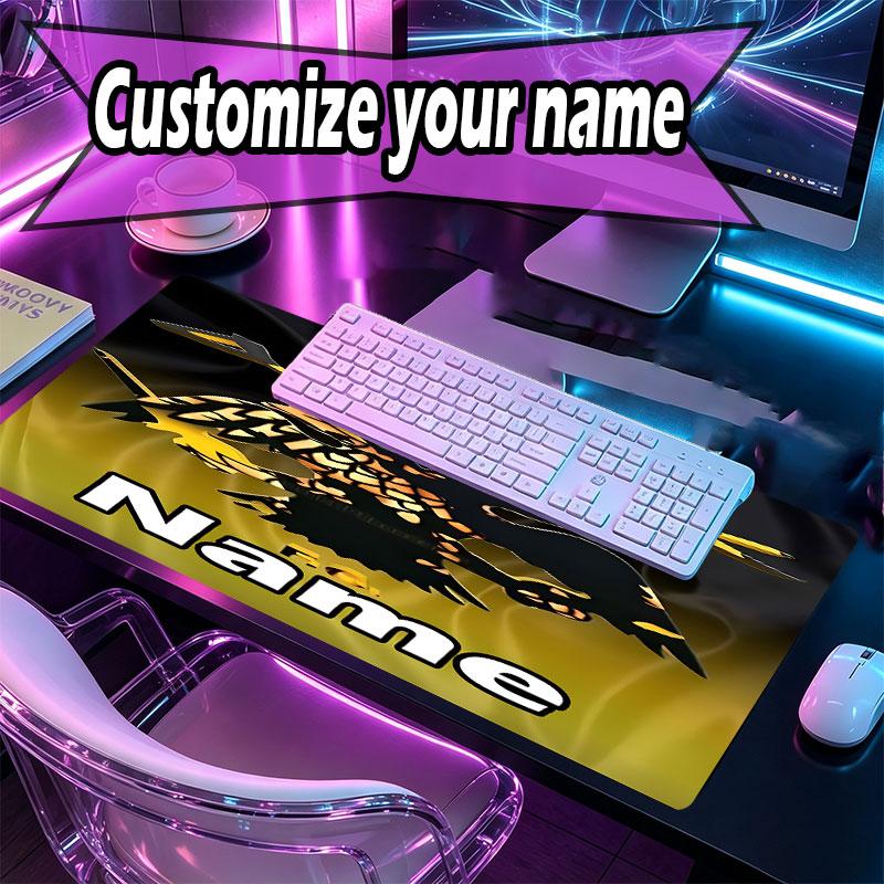 Custom Name Personalized AEK Athens FC Pattern Mousepad, Laptop PC Desk Mat, Decorative Desk Mat for Home Keyboard Pad Gift