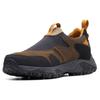 Clarks Двухслойные кожаные удобные слипоны низкие повседневные кроссовки мужские Темно-оливково-зеленые 261736947