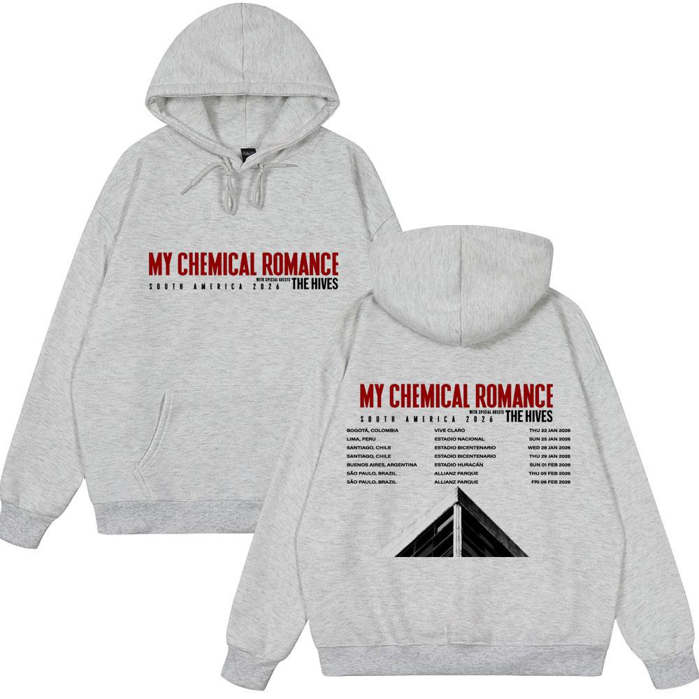 Мужское худи My Chemical Romance весна/осень, оверсайз свитшот, рок, эмо, классический стиль, универсальная уличная одежда