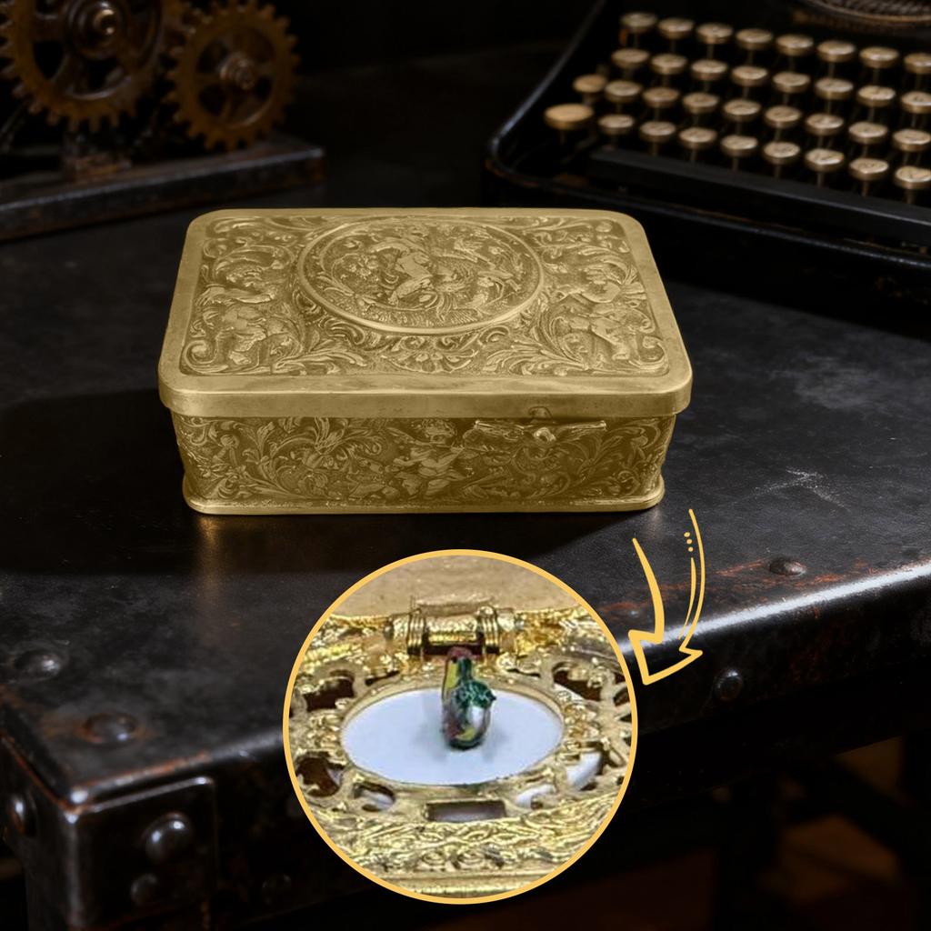 Подарочная коробка, С устройством в виде птички, Подарок-сюрприз