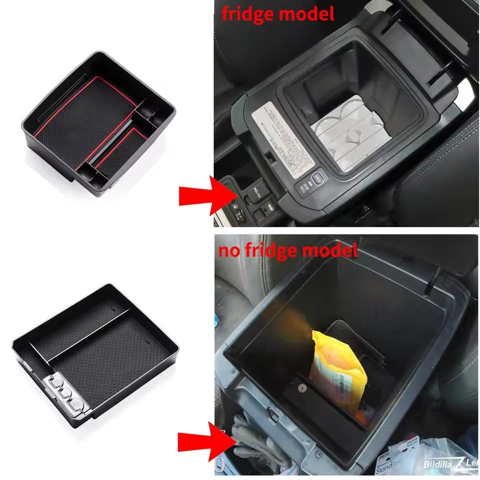 Для Toyota Land Cruiser Prado 150 FJ150 Авто Подлокотник Бокс Органайзер Лоток для хранения Монет Аксессуары для интерьера автомобиля Черный