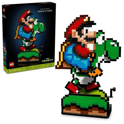 LEGO Super Mario Мир Йоши 1215 деталей строительный блок декор интерьера дни рождения подарки День матери День отца мужчины женщины товары игра 71438.