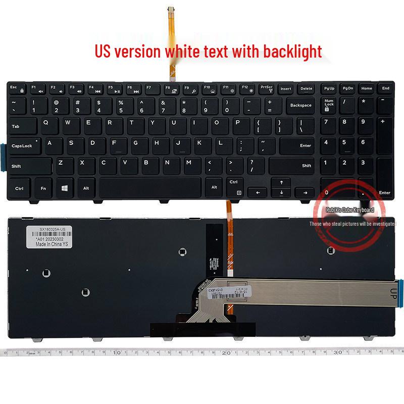 Совместимая клавиатура для серий Dell 15-3000, 5000, 7000, 17-5000, 7559, 5748, 5749, 3543