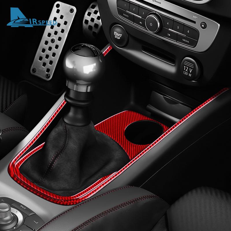 Настоящая мягкая карбоновая наклейка для Renault Fluence Megane 3 RS 2009 2010 2011 2012 2013 2014 2015 LHD RHD Отделка панели переключения передач