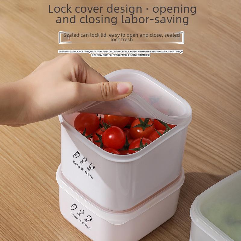 Уплотненное хранилище для свежего хранения: Герметичная пластиковая коробка для использования в холодильнике и микроволновой печи