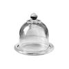 Glass Craft Dessert Storage Stand Transparent Dessert Table Ornaments Cake Serving Tray  Hotels