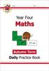 The KS2 Maths Year 4 Daily Practice Book: Autumn Term Book