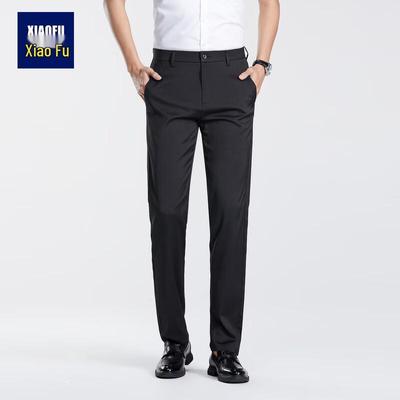 Мужские прямые брюки в стиле business casual