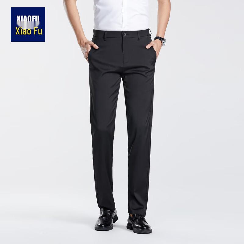 Мужские прямые брюки в стиле business casual