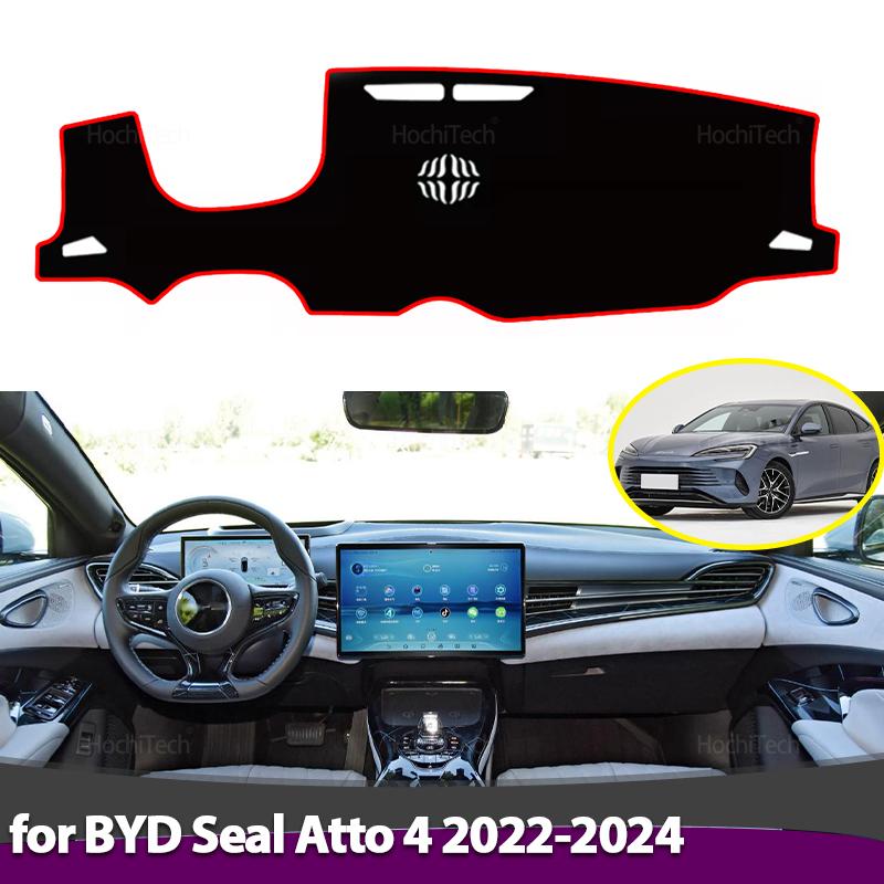 Dashboard Cover for BYD Seal Atto 4 2024 Avoid Light Anti-Slip Anti-dirty Mat Pad Sunshade Dashmat Protect Accessories