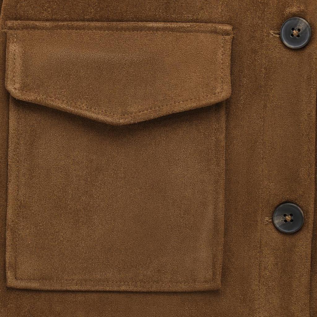 Женская модная куртка-пальто с большими карманами, короткими длинными рукавами и застежкой на пуговицы