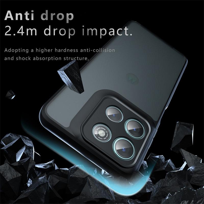 Чехол для Motorola Moto G56 Moto G56 G66J G66Y Крышка Мягкий TPU Рамка PC Матовый Бампер Защитные Чехлы для Телефона Moto G66J G66Y Funda