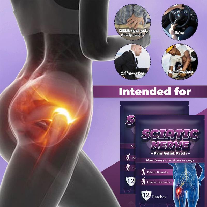 120 шт./12 шт. Sumifun седалищный нерв, обезболивающий пластырь для мышечных суставов, наклейка для ухода за суставами, пластырь для боли в бедре