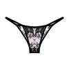 Womens See Through Mini Thongs Lace Mesh Sheer G-String Ultra-thin Panties