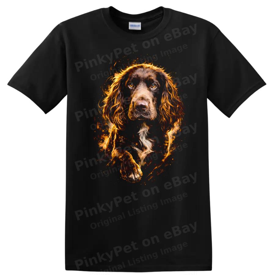 Dog Lover T Shirt Beautiful Running Dog Design Animal Lover Tee