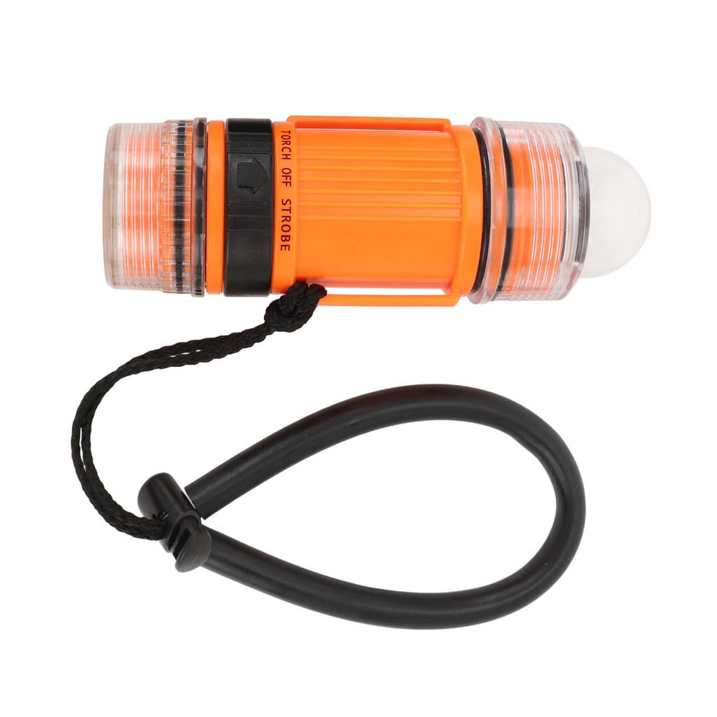 Dive Strobe Light Waterproof High Brightness LED Battery Powered Diving Signal Flashlight for Underwater Adventure
