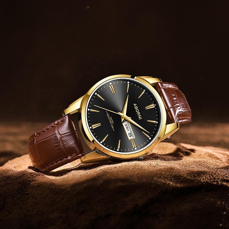 Часы ABORNI Кварцевые часы Деловые водонепроницаемые женские часы