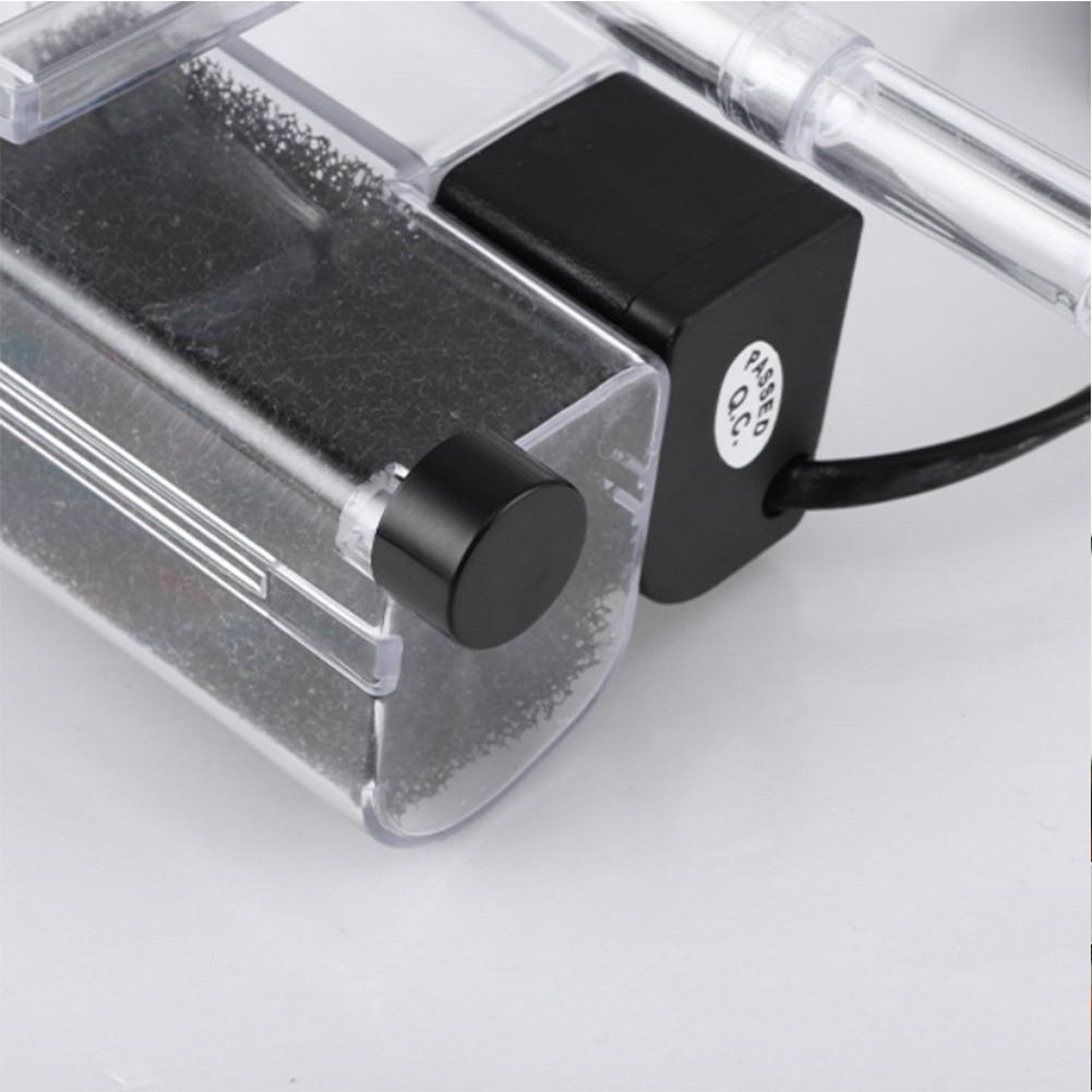 Aquarium Filter External Hanging Thin Fish Tank Filter Waterfall Submersible Oxygen Aquarium Filter Pump