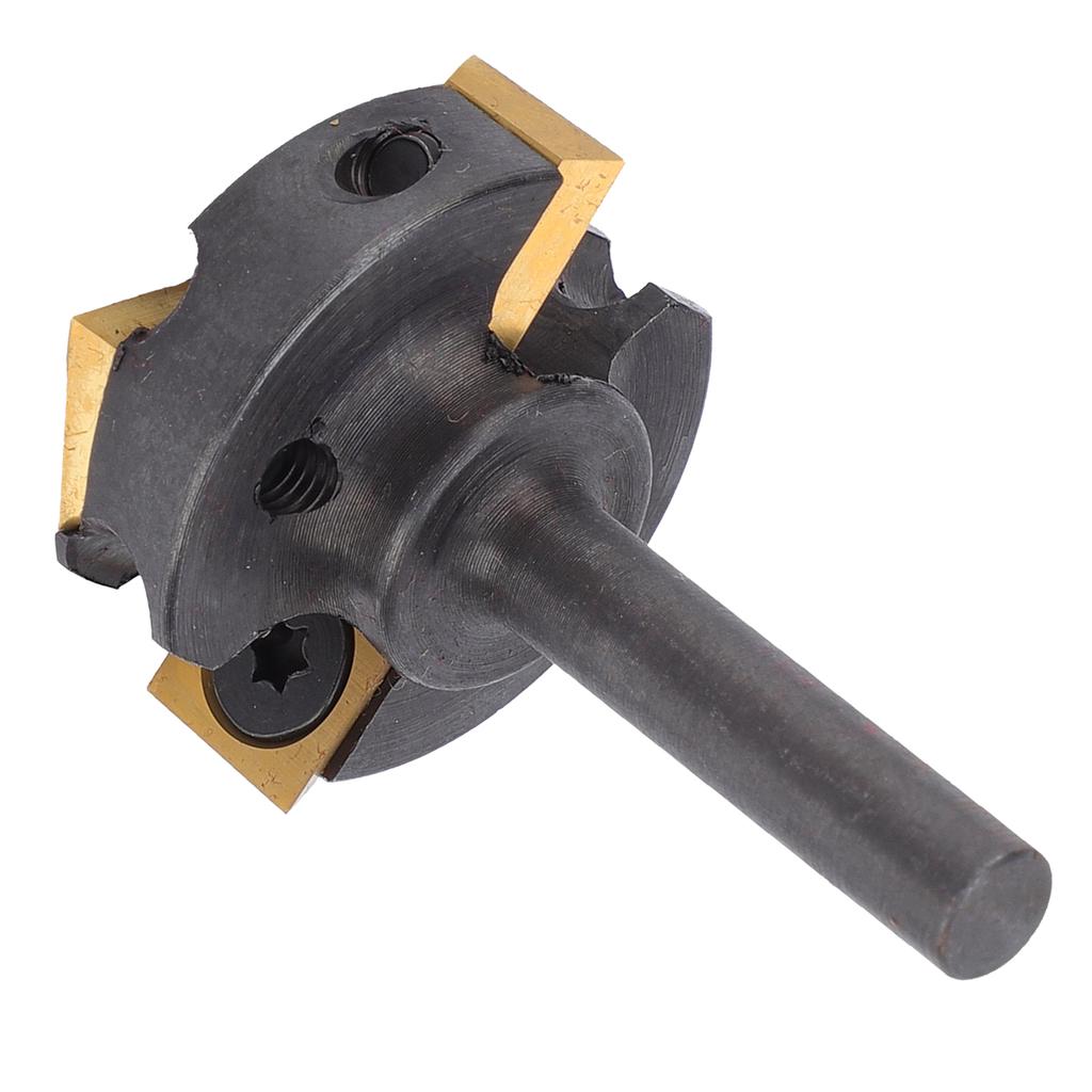 Фреза для выравнивания плит хвостовик 1/4 дюйма диаметр реза 1 дюйм покрытие ATS 2+2 зуба твердосплавная вставка ЧПУ фрезерование поверхности