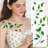 Large Realistic Vine Tattoos 2 Sheets - Waterproof Leaf Body Art Stickers For Women, Party & Events