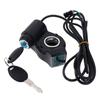Electric Scooter Ignition Lock Handlebar Control Switch Thumb Throttle with Keys Compatible for