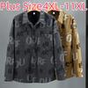 Autumn Plus Size Men's Jacket Men's Loose Casual Jacket Shirt Men 4XL-11XL
