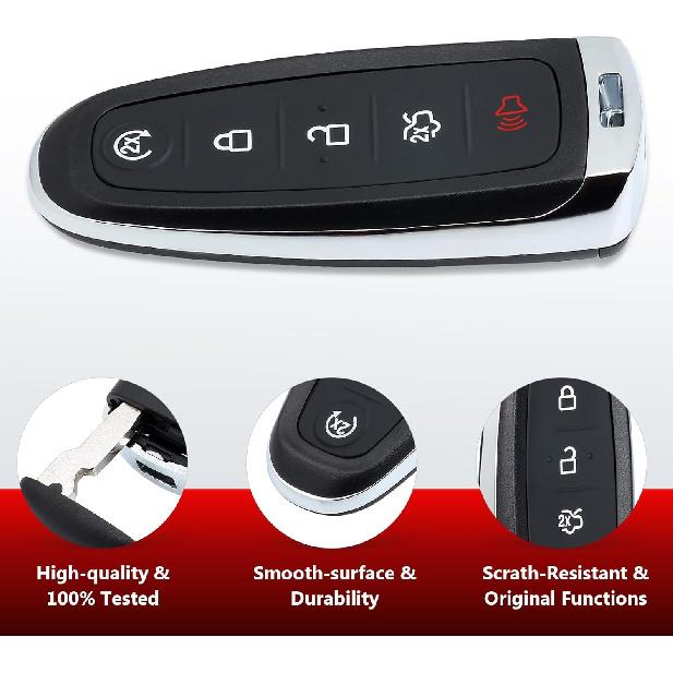 Умный брелок-ключ на замену для Ford Escape Titanium 2013-2016 Focus C-Max Maverick 315 МГц Чип ID83 FCC ID: M3N5WY8609, Номер детали: 164-R7995,