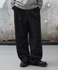 AGOD Strap Banding Wide Slacks [Black Stripe]