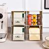 Multi Functional Desktop Organizer, Tea Box, Tea Capsule, Coffee And Tea Room, Transparent Desktop Storage Rack