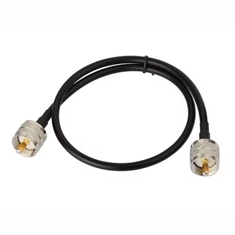 30cm/50cm/1m UHF Male to Male Connector Brass Copper RF Coaxial Pigtail Jumper Adapter