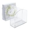 Clear Acrylic Napkin Holder Stand Tissue Box Dispenser Paper Towel Storage Rack Kitchen Restaurant Modern Design Vertical Holder