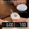 Silent Alarm Kid-Friendly Cute Alarm Clock Led Digital Clock Decorative Vibration Alarm Clock For Deaf People Children Deep