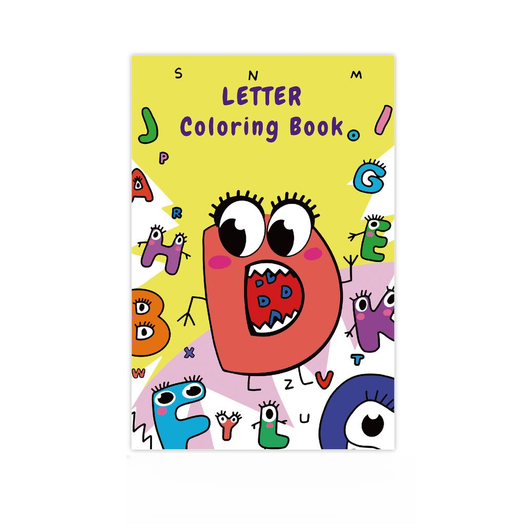 120x180mm Paper Kids Coloring Book Kit with Free Coloring Pens, Multi Holiday Animal Vehicle Theme
