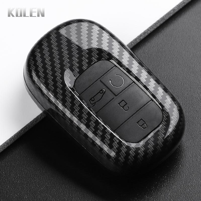 Abs Carbon Fiber Style Car Key Case Cover For Honda Civic 11Th Accord Cr-V Hr-V Pilot Vezel Zr-V Crv Key Protector Accessories
