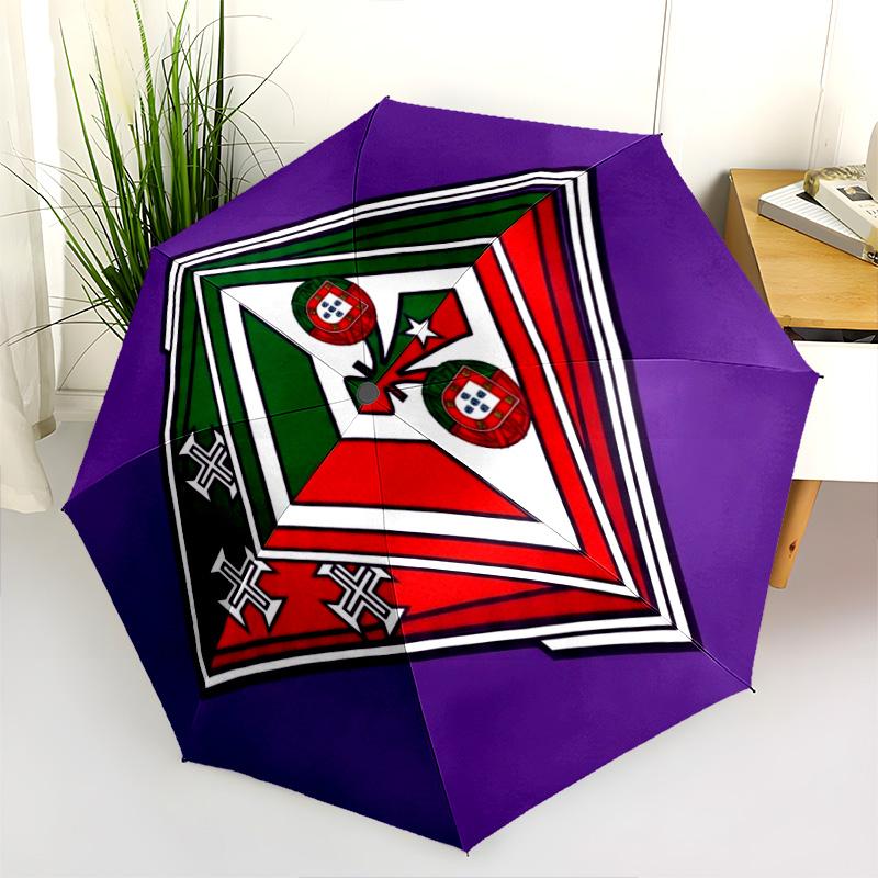 Royal Emblem Heritage Folding umbrella durable Suitable for all seasons travel light printing